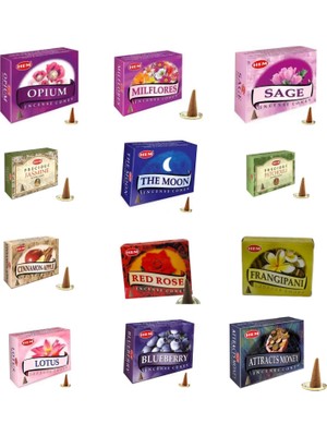 Storeg Hem 12 Toplam 120 Adet Konik Tütsü