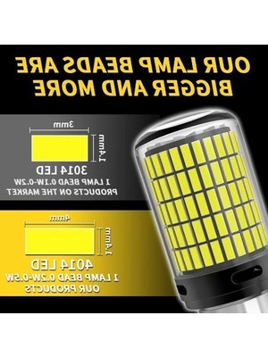 Cekar Store Seat Leon Mk3 LED Geri Vites Ampulü (2012-2016) P21W Platınum 1 Adet