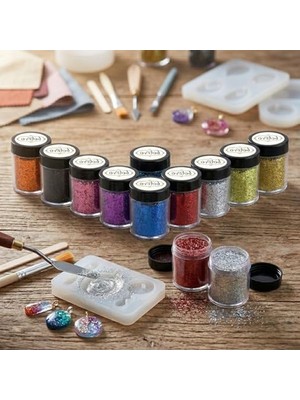Cekar Store Sim,glitter,toz Sim (Siyah, 20 Gr)