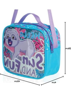 Cekar Store Kids Beslenme Çantası, Hello Sloth, Pvc