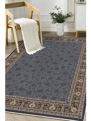 Lioara Home Klasik Modern Desen Dijital Baskılı Halı – Kaymaz Taban, Leke Tutmaz, Salon & Oturma Odası Için
