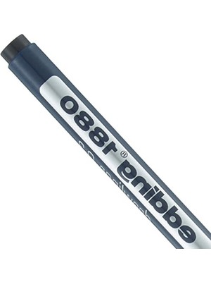 Cekar Store Edding 1880 Teknik Çizim Kalemi - Siyah - 1 Kalem - 0,3 mm Çizgi Genişliği