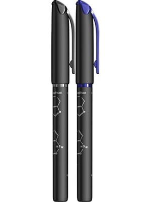 Cekar Store Scrıkss Offıce Dnal 0.7 mm Jel Kalem Mavi & Siyah 2'li Blister, 0.7 mm