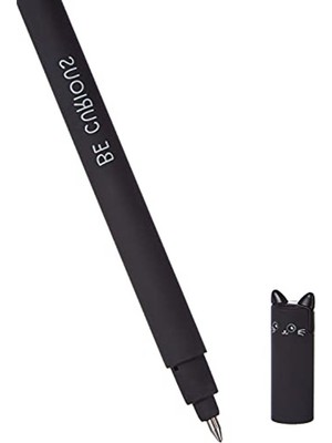 Cekar Store Silinebilir Siyah Renk Jel Kalem Kedi Figürlü EP0005