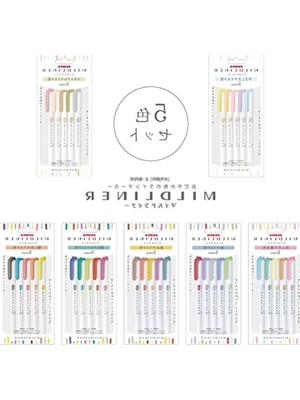 Cekar Store Zebra Wkt7-N-5c-N Vurgulayıcı, Hafif Dost Renk, N5 Renkler