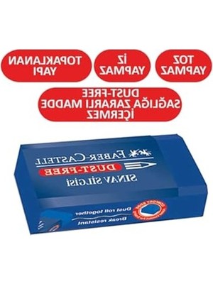 Cekar Store Faber Castell Sınav Silgisi Mavi (3)