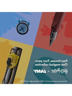 Cekar Store Lamy Safari Harry Potter Dolma Kalem Seti 4'lü F Uç