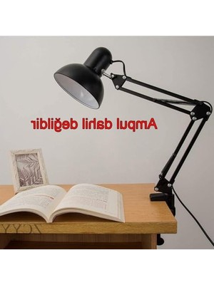 Cekar Store Kıskaçlı Masa Lambası 3 Farklı Değiştilebilir Sıkıştırma Yöntemi - Açısı Ayarlanabilir 3 Eklemli Çalışma Masası Lamba | SY-444 Ampul Dahil Değil          [enerji Sınıfı A]