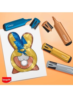 Cekar Store Fosforkalem Glıttermetal4'lü