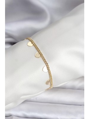 Renas Store 14K Gold Renk Kaplama Kalpli Model cm Kadın Bileklik - TJ-BB8131