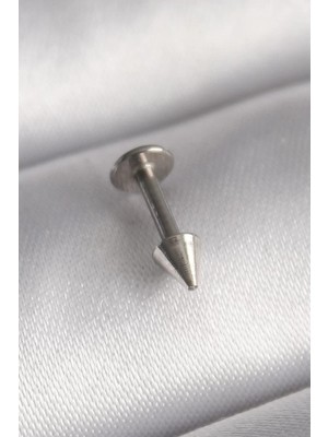 Renas Store Çelik Gümüş Renk Çivi Model Piercing - TJ-PR1370