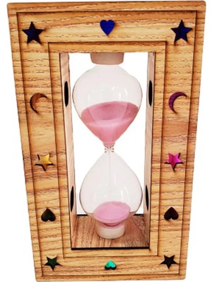 Renas Store Ahşap Işıklı Kum Saati