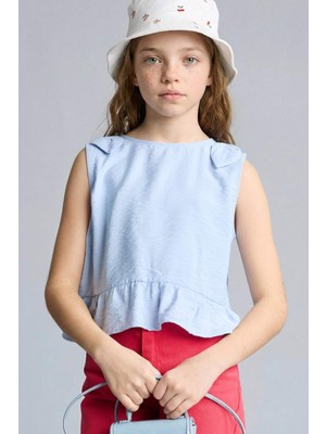 DeFacto Kısa Kollu Bluz Kız ÇOCUK H5467A826HS