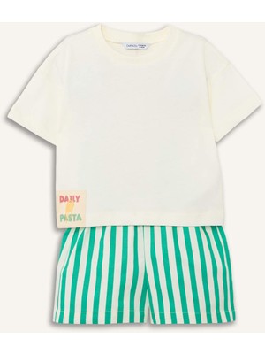 DeFacto Meyve Desenli 2li Takım Kız BEBEK H5487A526SM