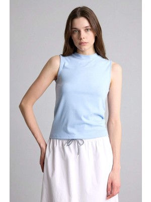 DeFacto Slim Fit Yarım Balıkçı Yaka Kısa Kollu Tunik H7684AX26SM