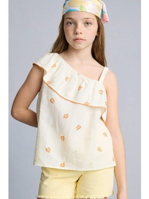 DeFacto Kısa Kollu Bluz Kız ÇOCUK H4242A826HS