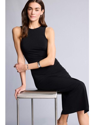 DeFacto Bodycon Vücudu Saran Midi Elbise H7427AX26SM