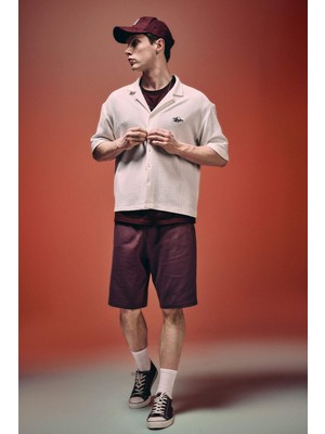 DeFacto Baggy Fit Elastik Bağlamalı Bel Uzun Şort G4183AX26SM