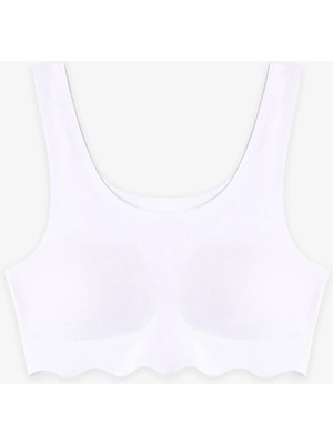 Penti Optik Beyaz Kız Çocuk Pamuklu Bonding Sütyen