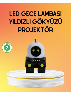 Northcity Taşınabilir Lityum Bataryalı LED Gece Lambası ve Projektör - Çocuk Odası Işıklandırma ve Uyku Yardımcısı