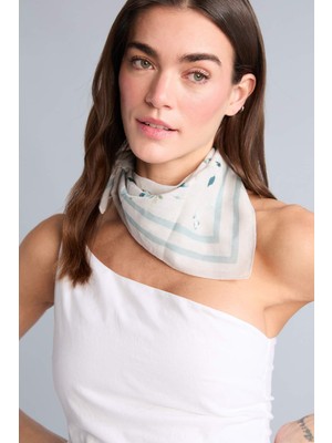 DeFacto Kadın Desenli Pamuklu BANDANA E6172AX26SM