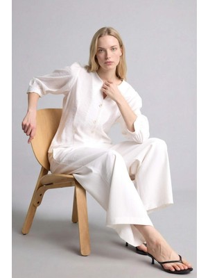 DeFacto Straight Wide Geniş Paça Pantolon H3500AX26SM