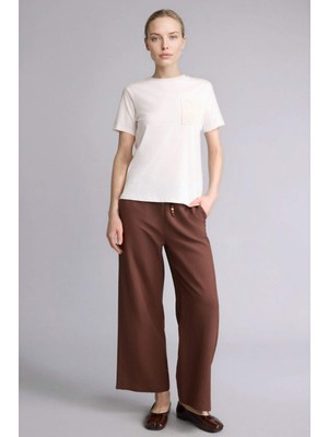 DeFacto Düz Paça Keten Karışımlı Kapri E6109AX26SM