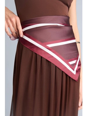 DeFacto Kadın Baskılı Saten FULAR G6762AX26SM