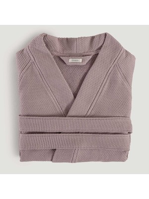 Chakra Sobeska %100 Pamuk Unısex Bornoz Lila