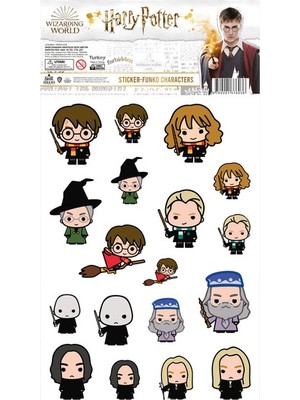 Sihir Dükkanı Harry Potter Karakterleri Manga Style Sticker Set