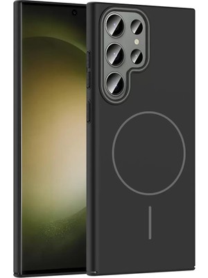 Renas Store Galaxy S24 Broş Magsafe Kapak - Siyah