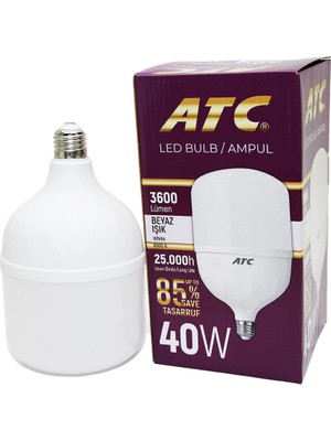 Savarga 40W Torch LED Bulb Ampul Beyaz E27 (4801)