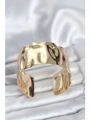 Renas Store Pirinç Gold Renk Levha Model Kadın Bileklik - TJ-BB8061