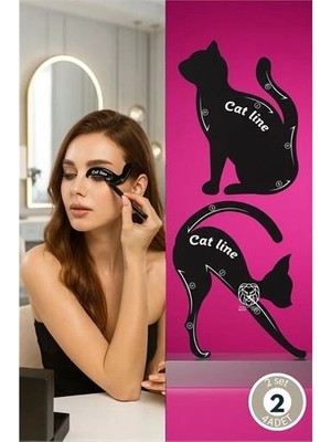 SHC4200 Alessandra Vante Serisi 10 Formlu Gözü Eyeliner Şablonu - 4 Lü Profesyonel Set 72