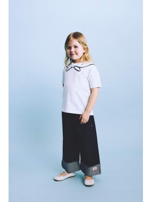 DeFacto Wide Leg Jean Pantolon Kız Bebek H2681A526SM