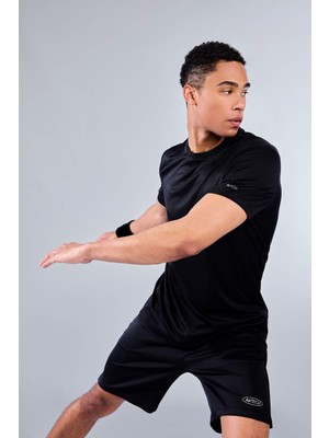 DeFacto Slim Fit Bisiklet Yaka Baskılı Sporcu Kısa Kollu Tişört E9318AX26SP