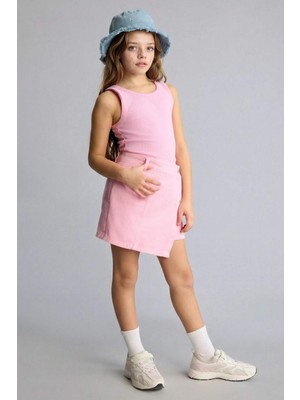 DeFacto Jean Şort Etek Kız Çocuk H3784A826SM