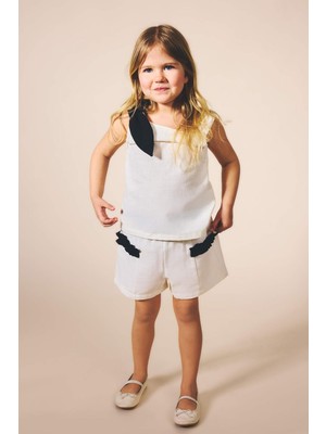 DeFacto %100 Pamuk Regular Fit Şort Kız Bebek H4255A526SM