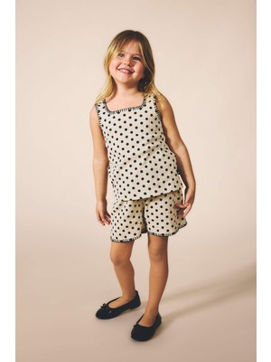 DeFacto Krinkıl Puantiyeli 2'li Takım Kız Bebek H4371A526SM