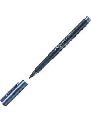 Faber-Castell Metalik Markör Kalem Deniz Mavisi (10 Lu Paket) 5040160753000