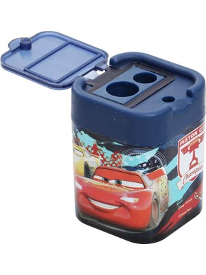 Otto Disney Cars Kalemtıraş Hazneli Çift Bıçaklı Cube Fireball 1010 000231 (24 Lü Paket)
