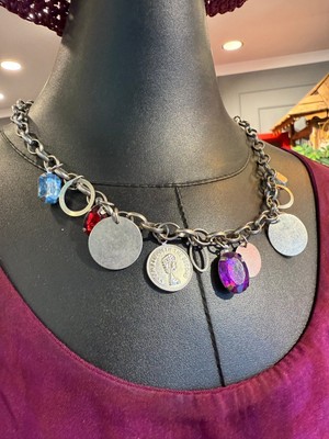 Yılday Gür Butik Charm Detaylı Kadın Çelik Kolye