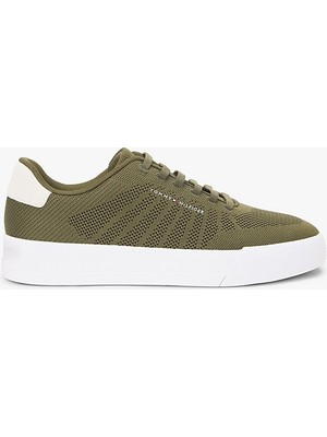 Tommy Hilfiger Th Court Knıt Erkek Yeşil  - FM0FM05823