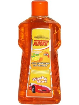 AUTOKIT Portakal Kokulu Cilalı Şampuan 1000 ml Yerli Üretim ile Etkili Temizlik Sağlar