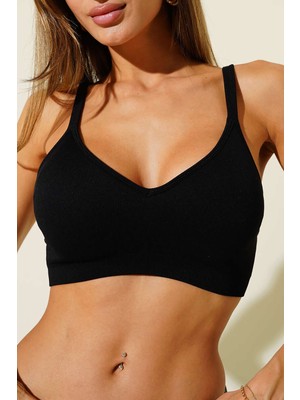 NBB Light Invisible V Kesim Dikişsiz Sütyen 1933