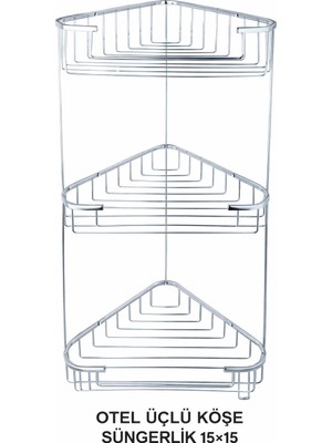 Onno Otel Üçlü Köşe Süngerlik 15*15