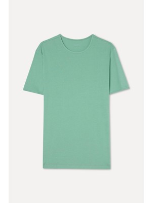 Mudo Erkek Lacivert Bisiklet Yaka T-Shirt