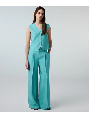 İpekyol Dokulu Wide Leg Pantolon IS1260003217013