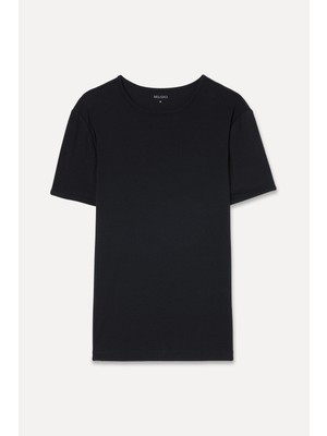 Mudo Erkek Lacivert Bisiklet Yaka T-Shirt