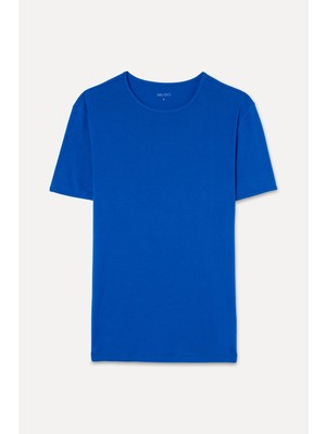 Mudo Erkek Lacivert Bisiklet Yaka T-Shirt